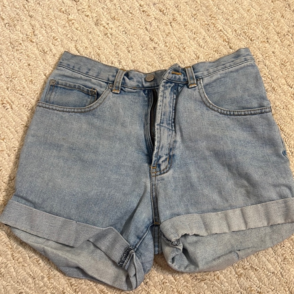 High Waisted Jean Shorts, Size: 30